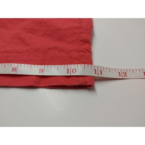 Banana Republic Shorts Womens Size 4 Hot Pink Linen Cotton Comfy Lightweight - Picture 11 of 12